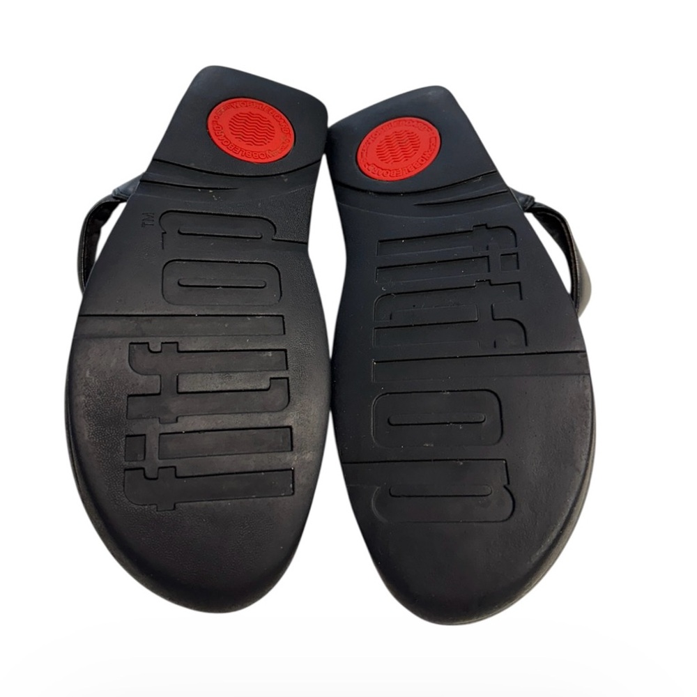FitFlop Women's Classic Black Sandals - Picture 4 of 5